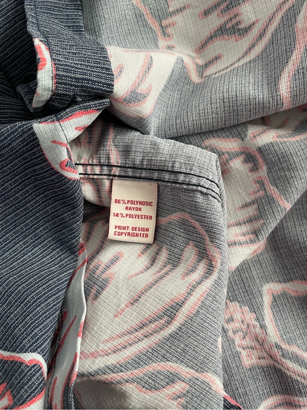 💃 KAHALA Hawaiian Vintage Button Down Oversized White Pink Hibiscus Shirt 2XL - Picture 4 of 5